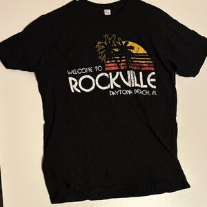Tultex Black Rockville Graphic Tee